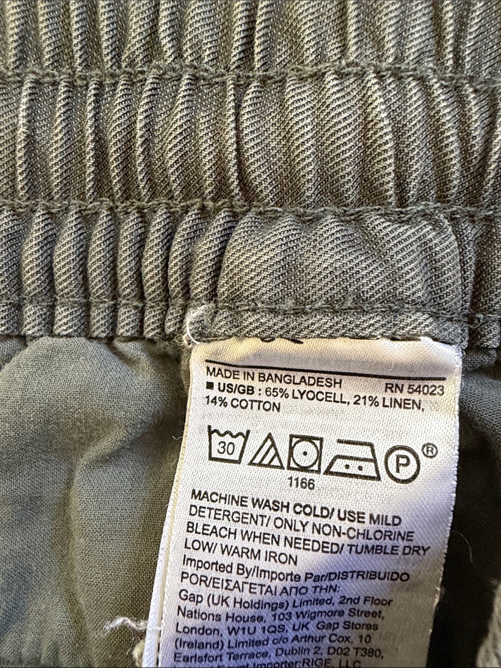 Banana Republic Linen Blend Cargo Jogger Pants XS - Picture 3 of 4